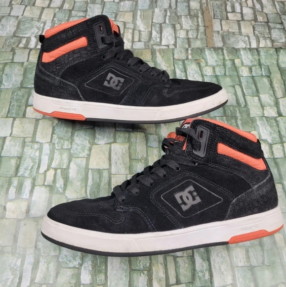 DC Shoes Nyjah High I Women's sz 7.5 Suede Black Coral - Picture 8 of 9